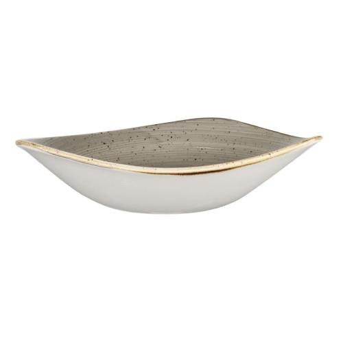 Churchill Stonecast Lotus Bowl Peppercorn Grey - 185mm 7 1/4" (Box 12) (Direct)