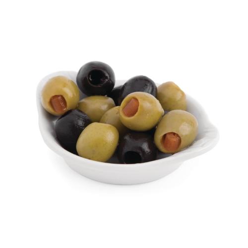 Olympia Whiteware Mini Round Eared Dish - 90x72mm 3.5x2.8" (Box 12)