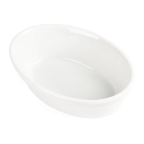 Olympia Whiteware Oval Pie Bowl - 44x145x104mm (Box 6)