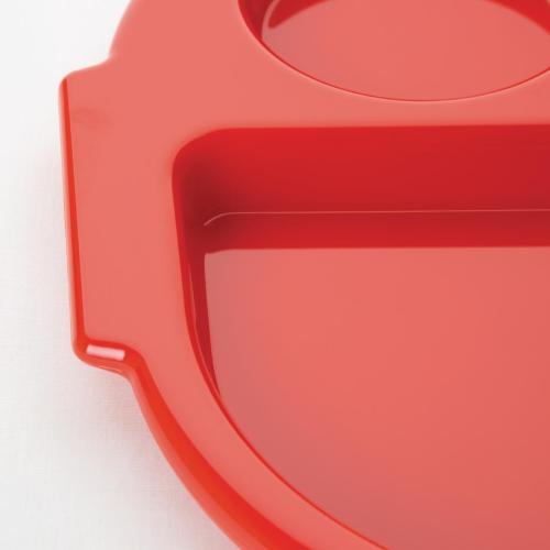 Olympia Kristallon PP Food Compartment Tray Small Red (Pack 10)
