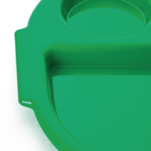 Olympia Kristallon PP Food Compartment Tray Small Green (Pack 10)