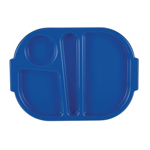 Olympia Kristallon PP Food Compartment Tray Small Blue (Pack 10)