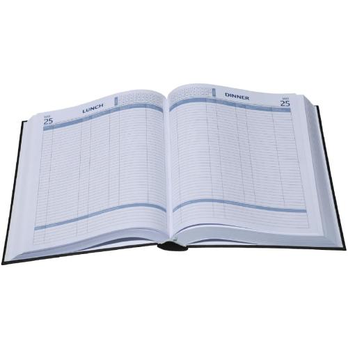 Castelli A4 Restaurant Booking Diary Black