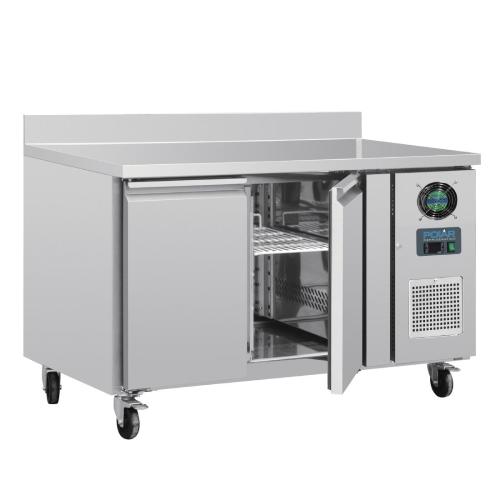 Polar U-Series Double Door Counter Freezer with Upstand - 282Ltr