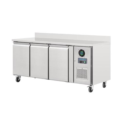 Polar U-Series Triple Door Counter Freezer with Upstand - 417Ltr