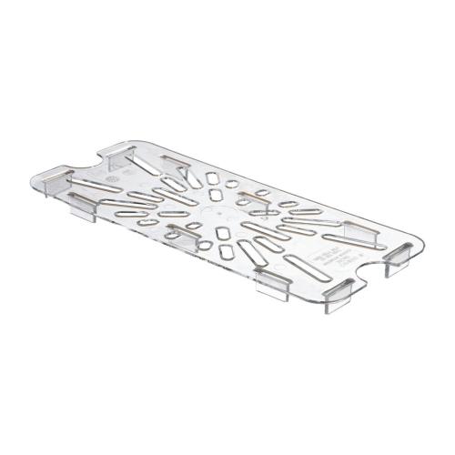 Cambro Polycarbonate Drain Shelf - GN 1/3