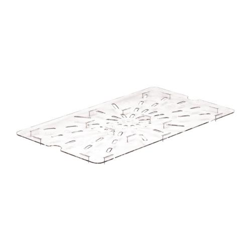 Cambro Polycarbonate Drain Shelf - GN 1/1