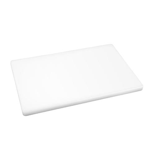 Hygiplas Low Density Chopping Board White - 300x450x20mm