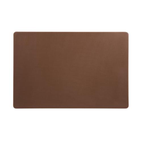 Hygiplas Low Density Chopping Board Brown - 300x450x20mm