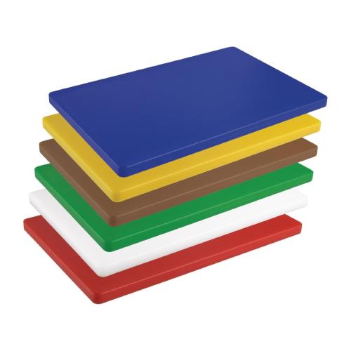 Hygiplas Low Density Chopping Board Red - 300x450x20mm