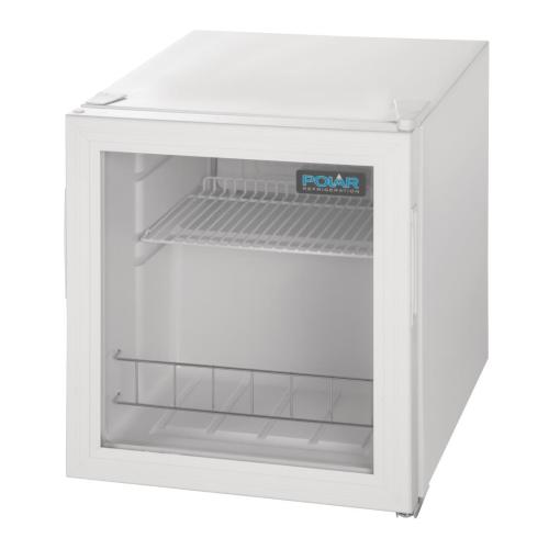 Polar C-Series Countertop Display Fridge White - 46Ltr