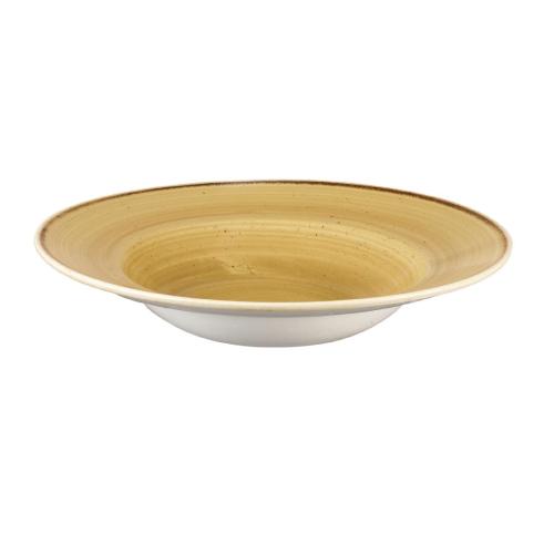 Stonecast Mustard Seed YellowWideRimBowl28cm11"46.8cl 16.5oz(Box12)(Direct)