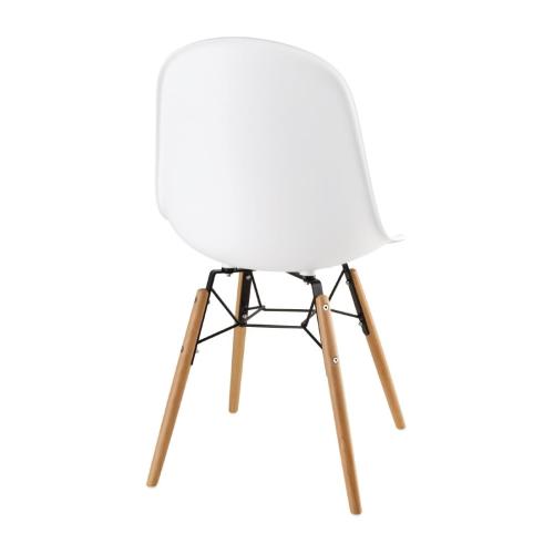 Bolero Arlo Side Chair White (Pack 2)