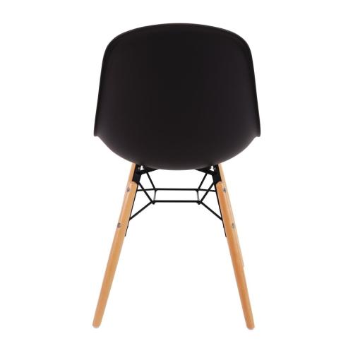 Bolero Arlo Side Chair Charcoal (Pack 2)