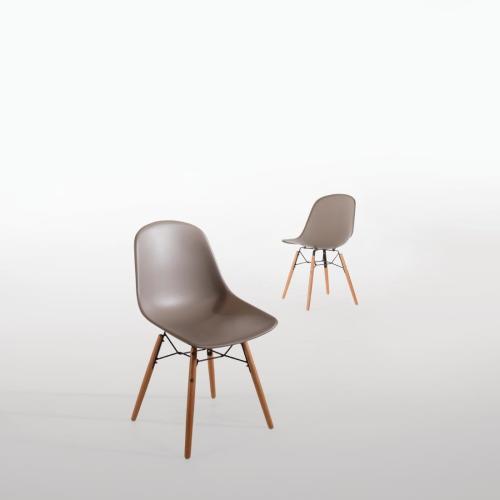 Bolero Arlo Side Chair Coffee (Pack 2)