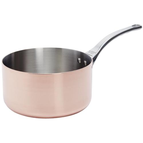 De Buyer Inocuivre Copper Saucepan St/St Handle - 200mm 8" 3.4Ltr