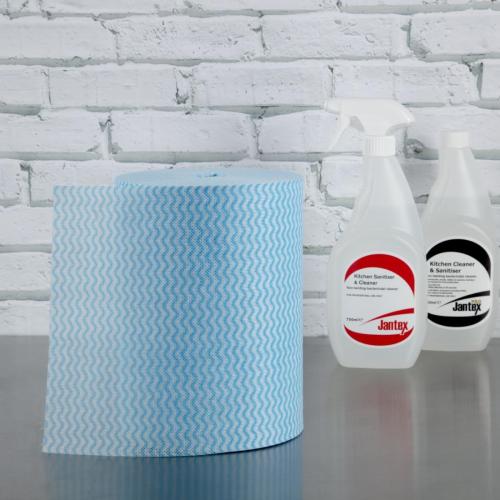 Antibacterial All Purpose Cloth Blue (Box 200)