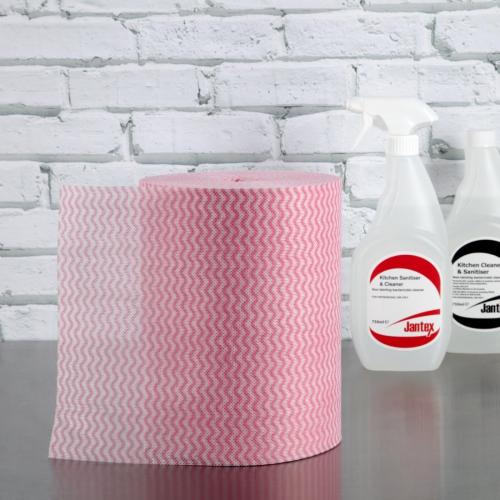 Antibacterial All Purpose Cloth Red (Box 200)