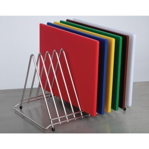 Hygiplas Heavy Duty Chopping Board Rack - 10 slots