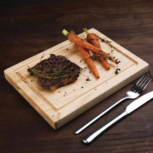 Olympia Steak Board Hevea Small - 260x190mm no recess