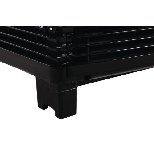 Polar C-Series Curved Door Display Fridge Black - 86Ltr