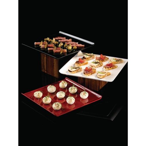 Churchill Alchemy Buffet Melamine Square Buffet Tray 303mm 11.9" (Box 4)(Direct)