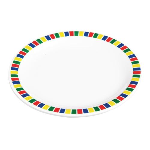 Olympia Kristallon Fairground Melamine Plate - 160mm 6 1/4" (Box 12)