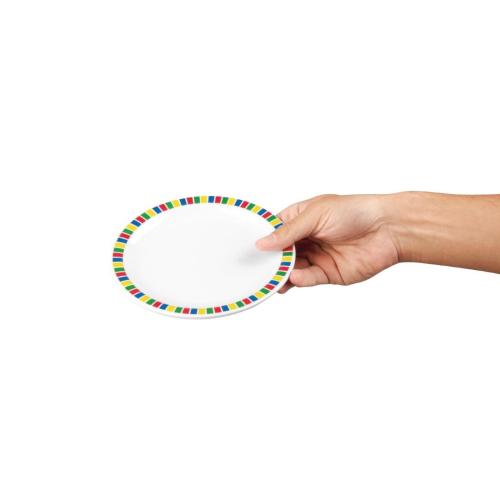 Olympia Kristallon Fairground Melamine Plate - 160mm 6 1/4" (Box 12)
