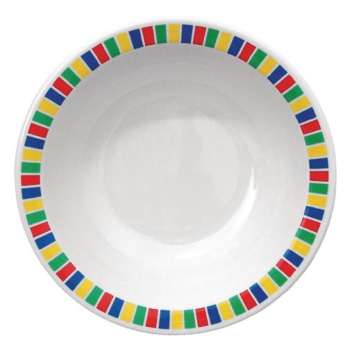 Olympia Kristallon Fairground Melamine Bowl - 150mm (Box 12)