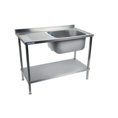 Vogue Sink Single R/H Bowl Single L/H Drainer Welded - 1500x900x700mm (Direct)
