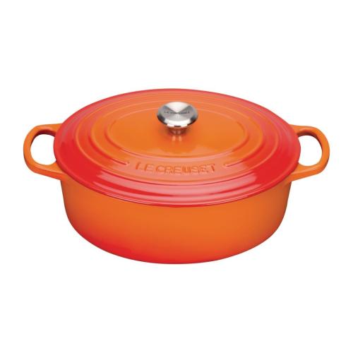 Le Creuset Cast Iron Oval Casserole Volcanic - 29cm 4.7Ltr