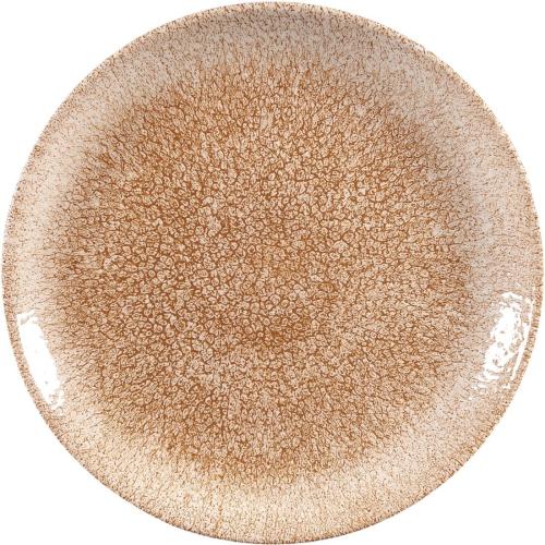 Churchill Raku Garnet Orange Evolve Coupe Plate - 8.67" (Box 12) (Direct)