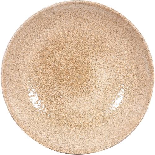 Churchill Raku Garnet Orange Evolve Coupe Bowl - 7 1/4" (Box 12) (Direct)