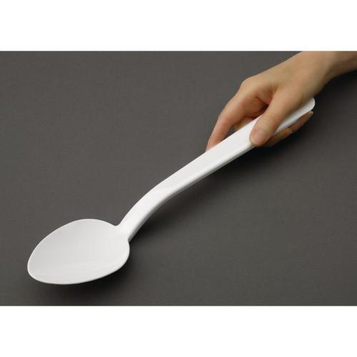 MatferBourgeat Exoglass Serving Spoon White - 340mm