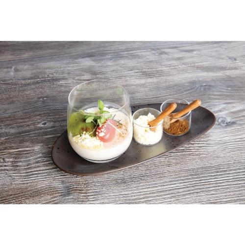 Olympia Fusion Oval Plate - 250x120mm 9 4/5x 4 3/4" (Box 6)