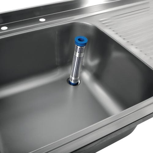 Vogue Sink Single L/H Bowl Single R/H Drainer Welded - 1200x900x600mm (Direct)