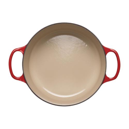 Le Creuset Cast Iron Round Casserole Cerise - 24cm 4.2Ltr