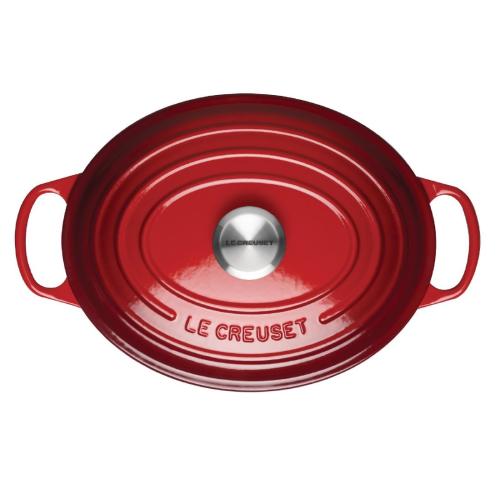 Le Creuset Cast Iron Oval Casserole Cerise - 25cm 3.2Ltr