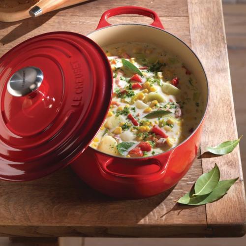 Le Creuset Cast Iron Oval Casserole Cerise - 25cm 3.2Ltr