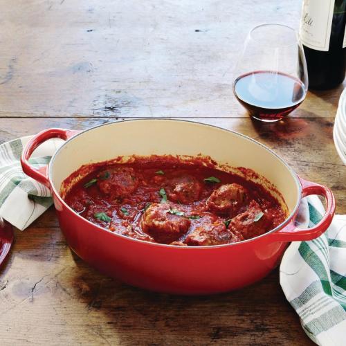 Le Creuset Cast Iron Oval Casserole Cerise - 25cm 3.2Ltr