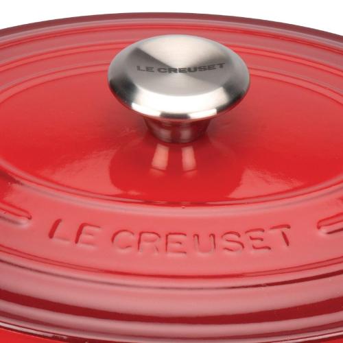 Le Creuset Cast Iron Oval Casserole Cerise - 29cm 4.7Ltr