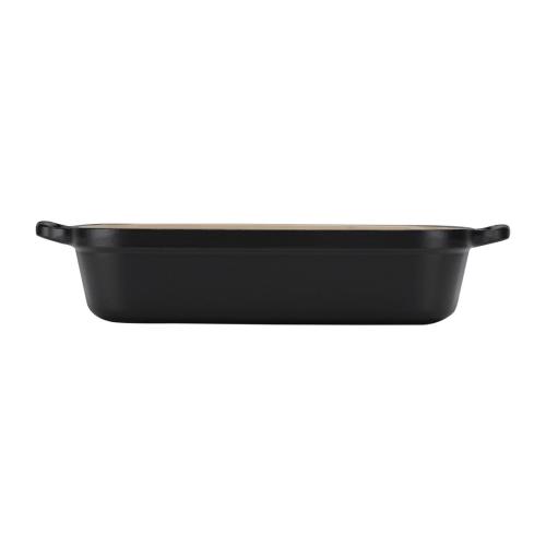 Le Creuset Cast Iron Roaster Satin Black - 33cm 4.9Ltr