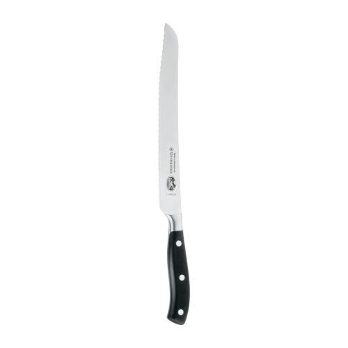 Victorinox Fully Forged Bread Knife Wavy Edge Black - 23cm