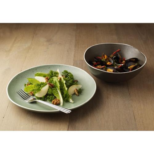 Olympia Chia Green Plate - 270mm 10 1/2" (Box 6)