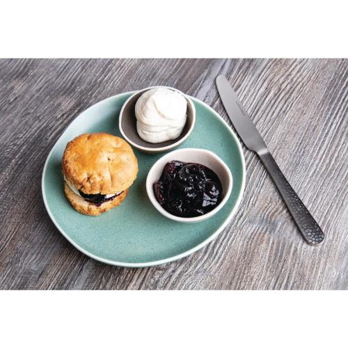 Olympia Chia Green Plate - 200mm 8" (Box 6)