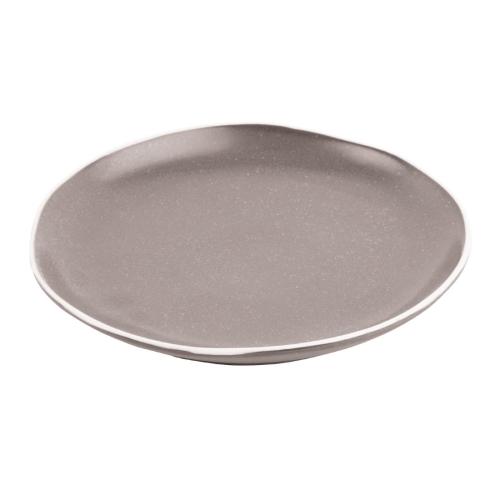 Olympia Chia Charcoal Plate - 200mm 8" (Box 6)