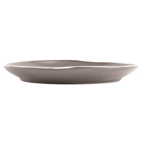 Olympia Chia Charcoal Plate - 200mm 8" (Box 6)