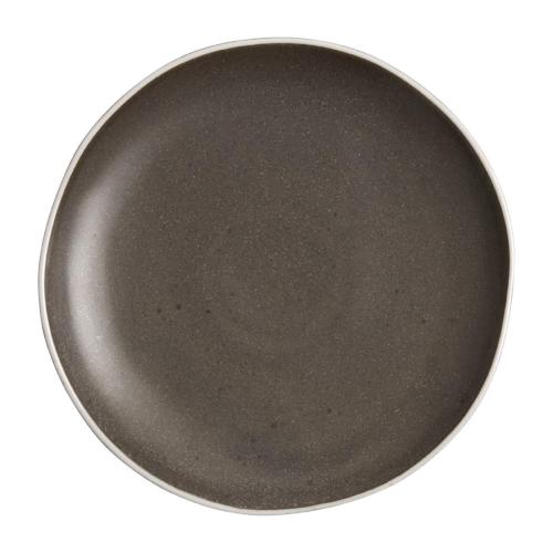 Olympia Chia Charcoal Plate - 200mm 8" (Box 6)