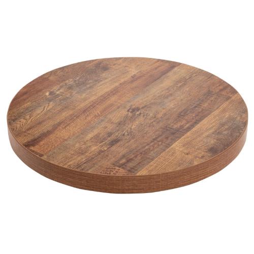 Bolero Table Top Round Urban Dark - 600x48mm