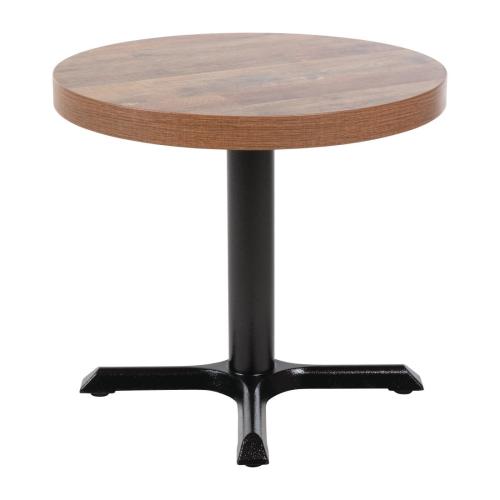 Bolero Table Top Round Urban Dark - 600x48mm